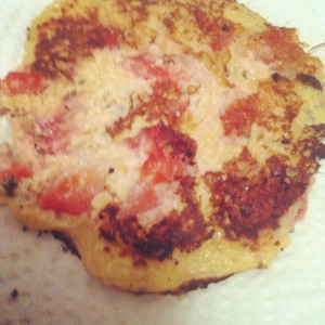 strawberry chia seed pancake